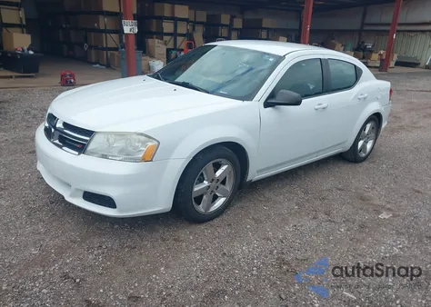 2013 Dodge Avenger Se from USA, damaged, VIN 1C3CDZAB3DN583540